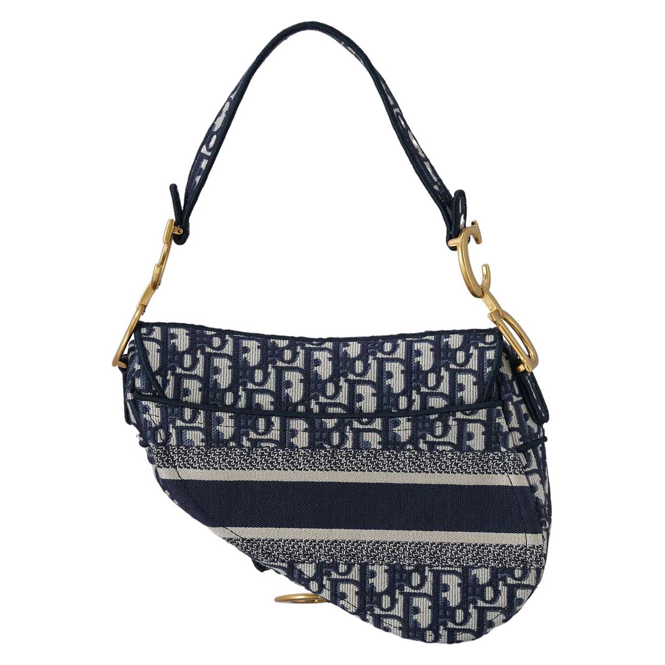 CHRISTIAN DIOR(USED)크리스찬디올 M0446 오블리크 새들백 미듐